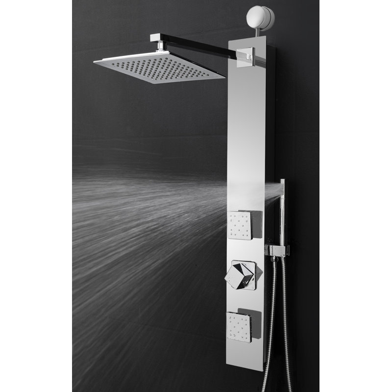 AKDY 32.8'' Shower Panel with Adjustable Shower Head & Reviews Wayfair